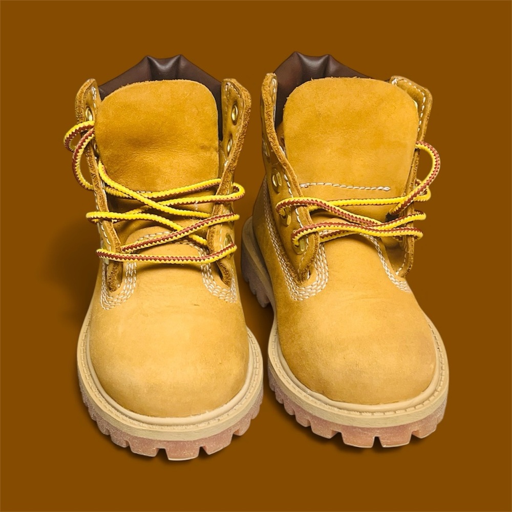 Timberland Kids Boots in Mustard Yellow